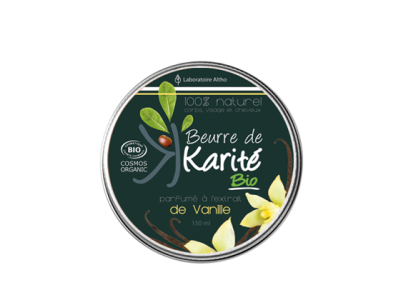 L'Herbier de Sophie - Beurre de Karité bio parfumé à l'extrait de Vanille - Altho -  150 ml