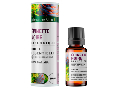 L'Herbier de Sophie - Huile essentielle d'Epinette Noire BIO - Altho - 10 ml