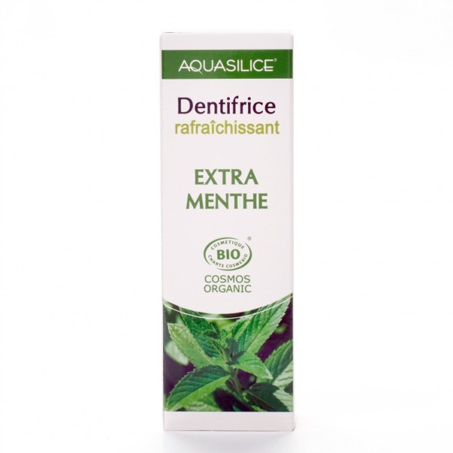 Dentifrice extra menthe BIO - Aquasilice - 75 ml